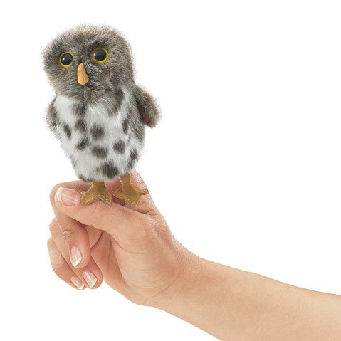 Mini Spotted Owl (Finger Puppet)