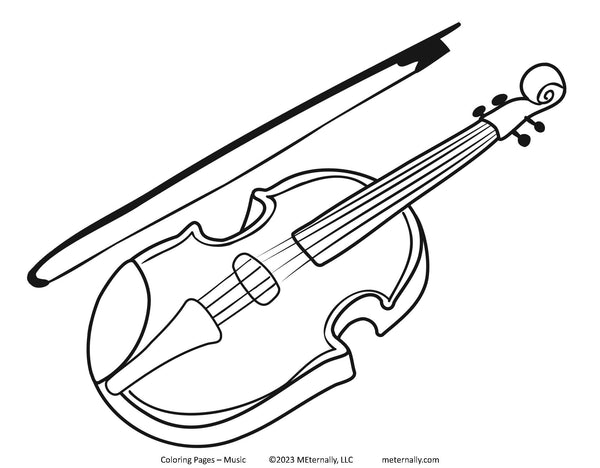 Coloring Pages - Music Pack