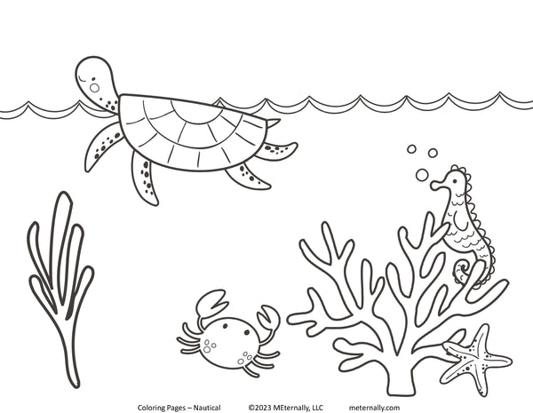 Coloring Pages - Nautical Pack