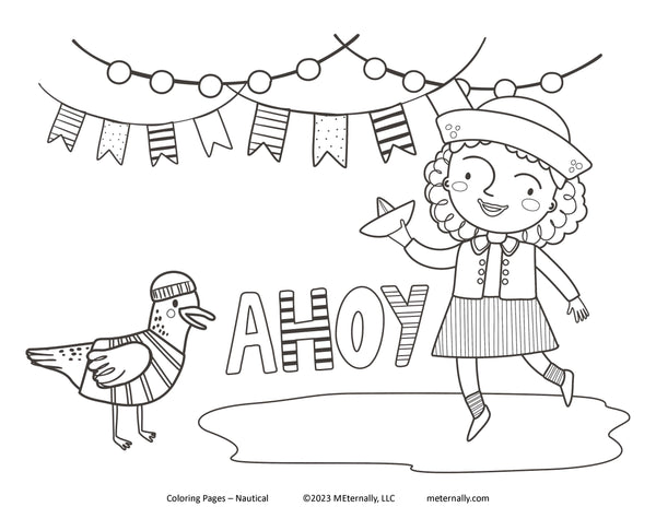 Coloring Pages - Nautical Pack