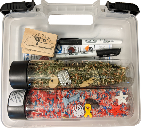 Busy Bottles Combo Kit - Patriotic & Military