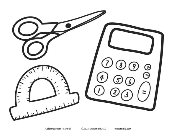 Coloring Pages - School Pack