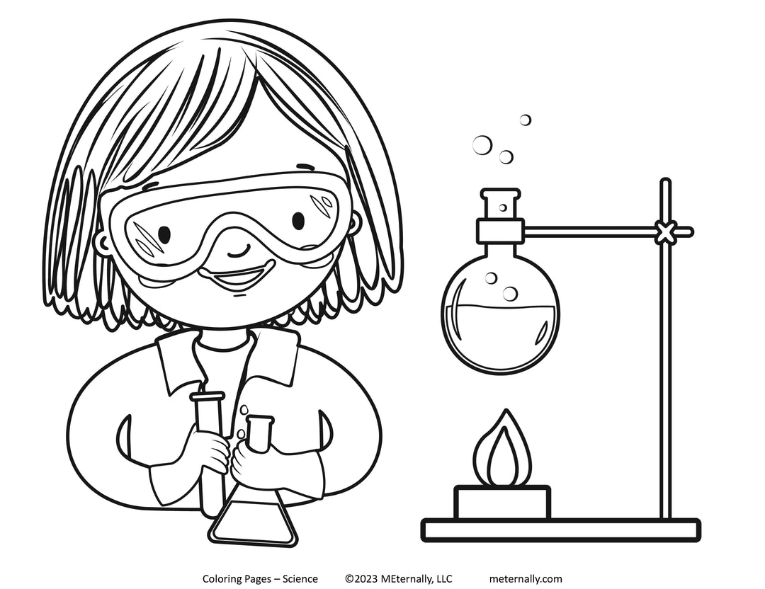 Coloring Pages - Science Pack – MEternally