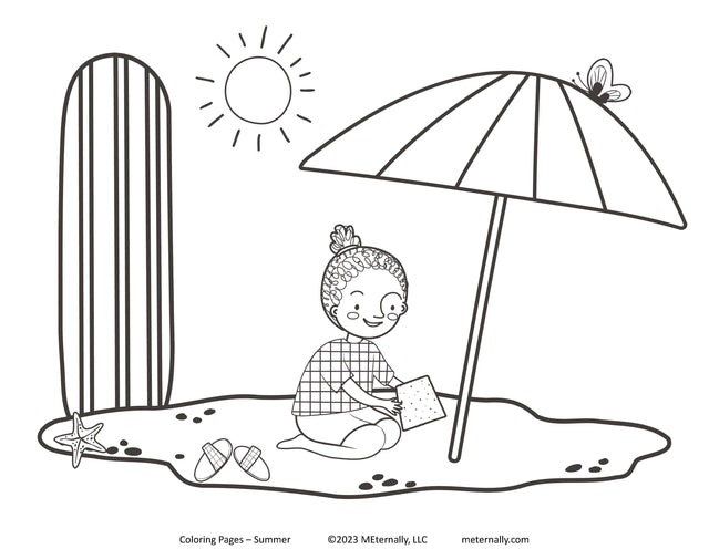 Digital Download - Summer Coloring Pages – MEternally